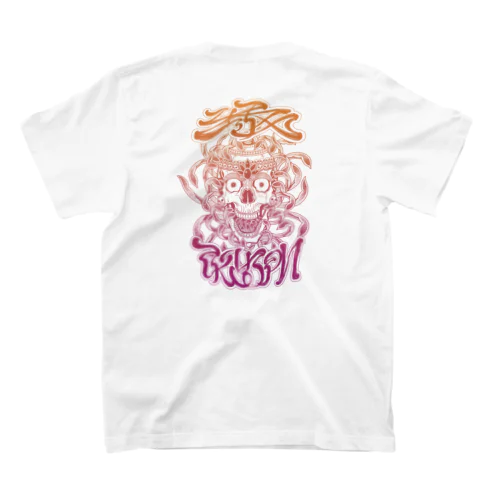 Y'sロゴ Skull T (Color Print) スタンダードTシャツ