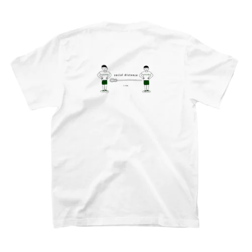 social distance スタンダードTシャツ