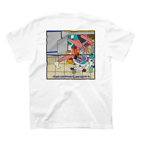 どこでも寝れる Regular Fit T-Shirt