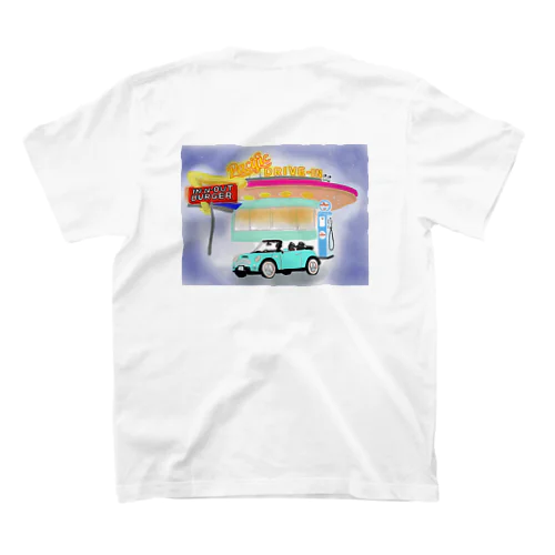 アメ車でdrive-in スタンダードTシャツ