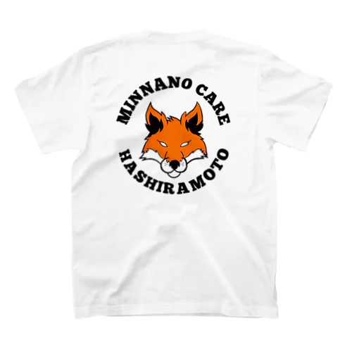 FOX ｶﾗｰ（みんなのケア柱本version） スタンダードTシャツ