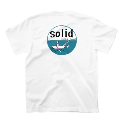 solid　fishingchannel　丸ロゴ Regular Fit T-Shirt