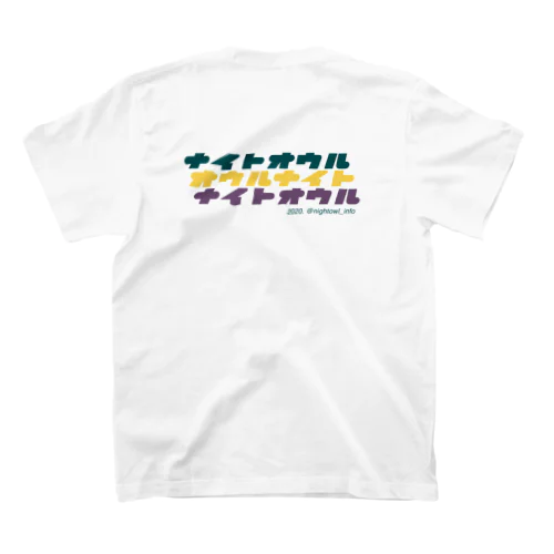 ナイトオウルでオウルナイト スタンダードTシャツ