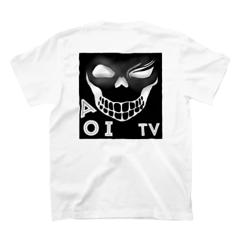 あおいTVブラックスカル スタンダードTシャツ