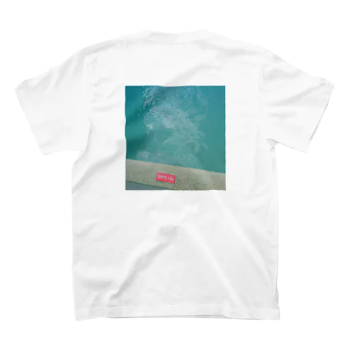 POOLであそびたい（ワンポイント・背面プリント） Regular Fit T-Shirt