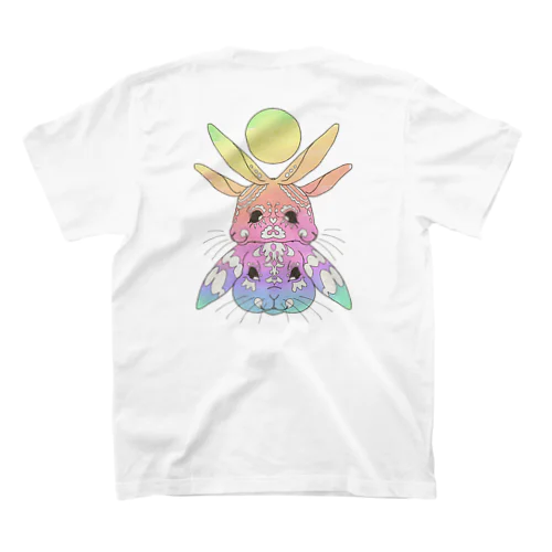 (ウラ)レインボーうさぎ🐇🌈 スタンダードTシャツ