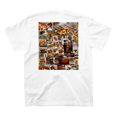 みんな大好き！焼きまんじゅう（背面） Regular Fit T-Shirt