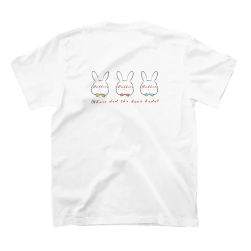 かくれうさちゃん(勢揃い) Regular Fit T-Shirt