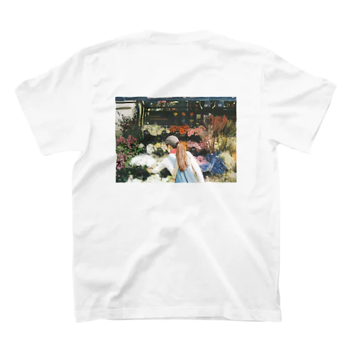 Paris flower ( back print ) スタンダードTシャツ