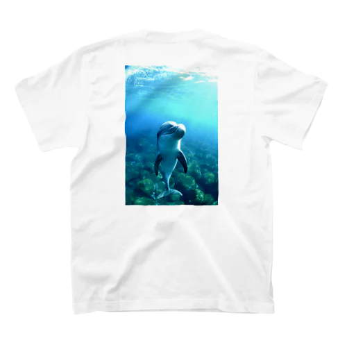 front dolphin. Regular Fit T-Shirt