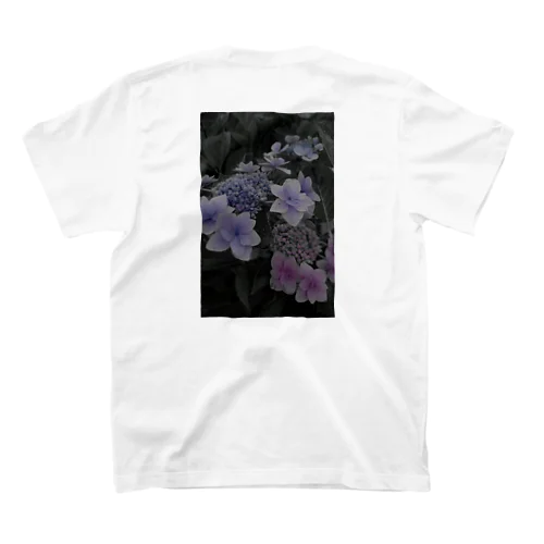 紫陽花グラフィック Regular Fit T-Shirt