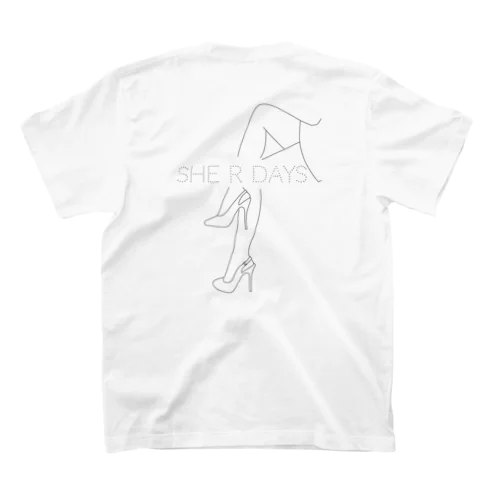 SHE R DAYS logo スタンダードTシャツ