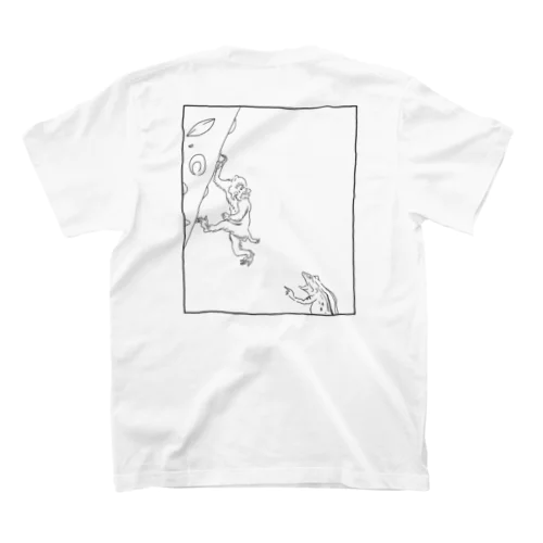 鳥獣戯画　のぼる スタンダードTシャツ