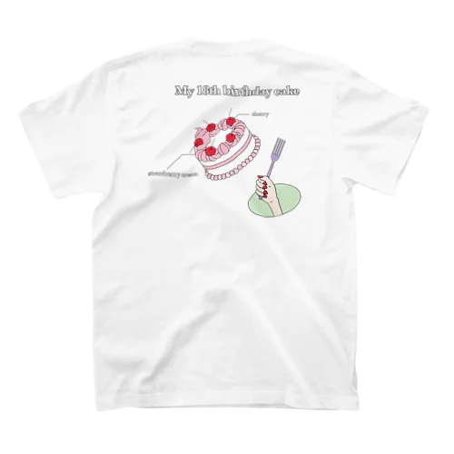 My 18th birthday cake スタンダードTシャツ