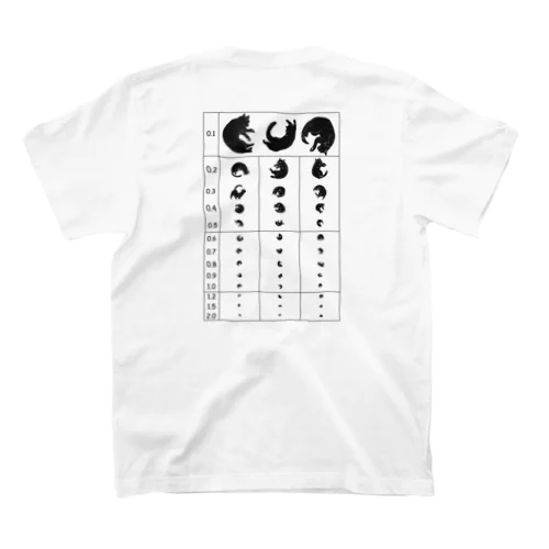 視力検・・・猫！ スタンダードTシャツ