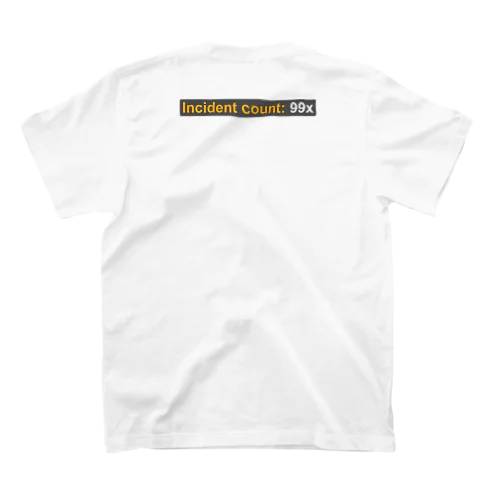 You've got wheel damage.＆Incident count:99x（両面） Regular Fit T-Shirt