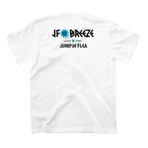 JF Breeze黒（前背面） スタンダードTシャツ
