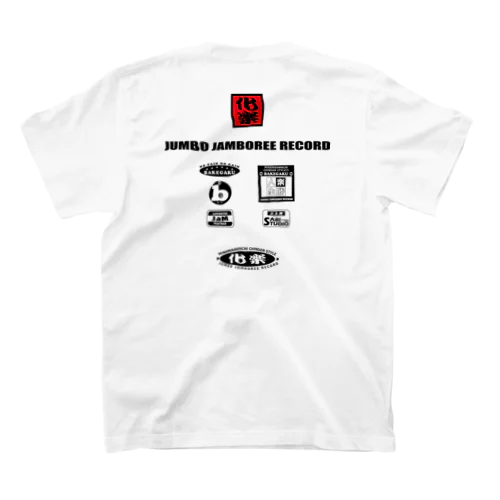 化楽/JJR　バナーロゴ 티셔츠
