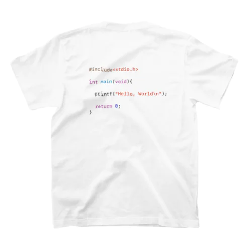 C言語　~はじめの一句~ Regular Fit T-Shirt