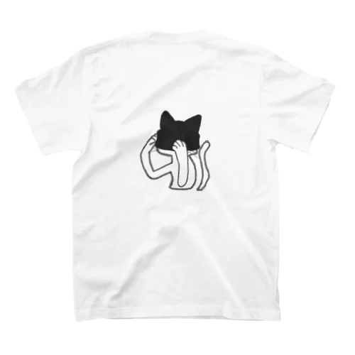 猫とニット帽 (肉球) スタンダードTシャツ