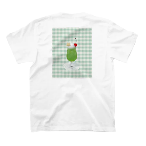 めろんソーダ。バックプリント。 スタンダードTシャツ