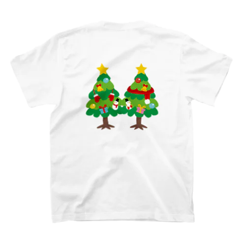 バックプリント 林さんのクリスマスB　クリスマスツリー スタンダードTシャツ