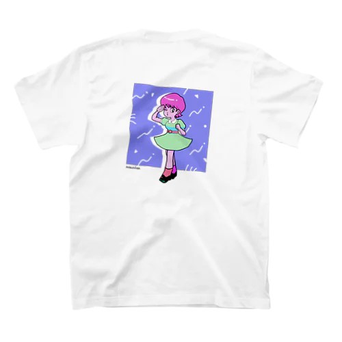 80'レトロガール　めめちゃん スタンダードTシャツ