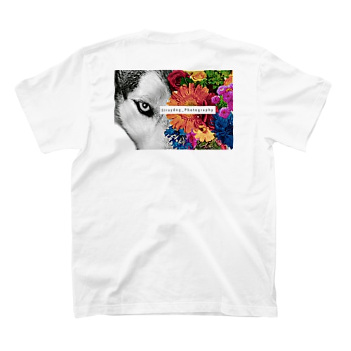 S.DOG flower Regular Fit T-Shirt