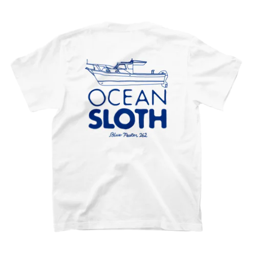 OCEAN SLOTH ロゴ＆ボート Regular Fit T-Shirt