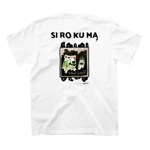 "SI RO KU MA" スタンダードTシャツ