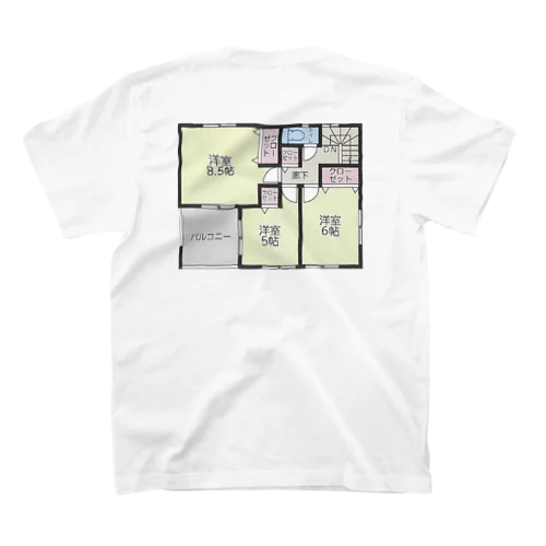 戸建間取り図 Regular Fit T-Shirt