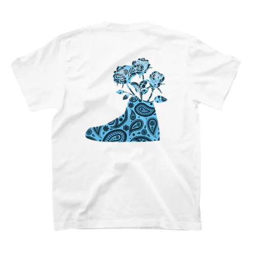 rose kicks paisley light blue Regular Fit T-Shirt