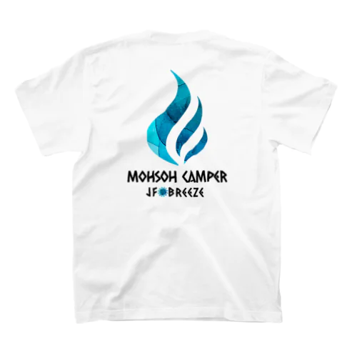 Mohsoh Camper黒(前背面) Regular Fit T-Shirt