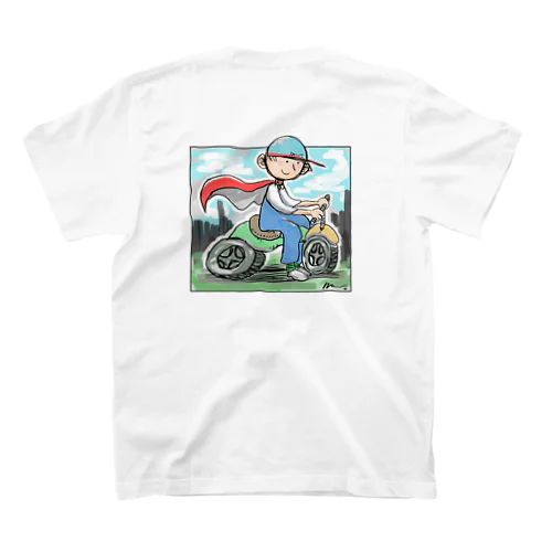 エムルート 手描きロゴ 3色version Regular Fit T-Shirt