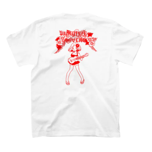 UKULELE LOVERS  RED スタンダードTシャツ