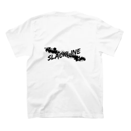 LINE RIDER　SLACKLINE　クロス01(黒) スタンダードTシャツ