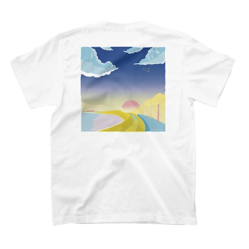 Chiwata _pink_yellow_blue Regular Fit T-Shirt