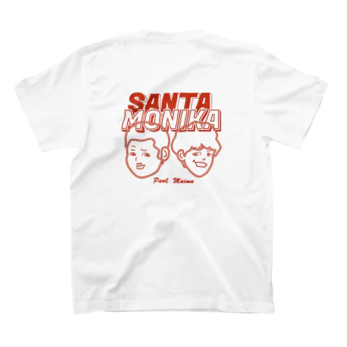 SANTAMONIKA レッド スタンダードTシャツ