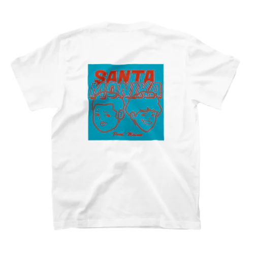 SANTAMONIKA ブルー スタンダードTシャツ