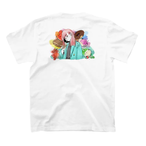 ふらぺちむ 白 スタンダードTシャツ