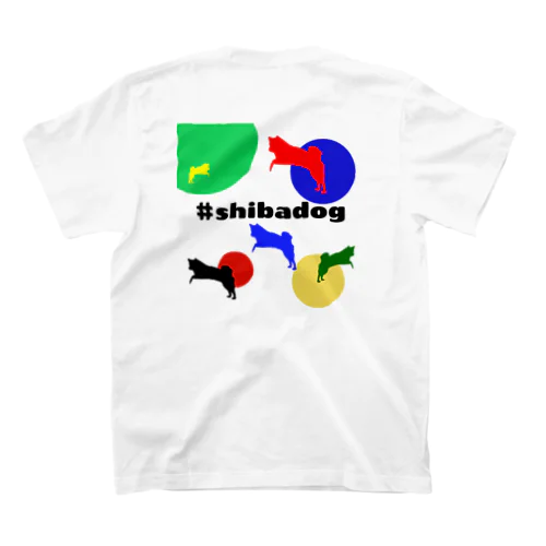 カラフル#shibadog スタンダードTシャツ