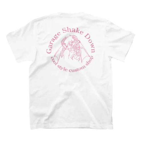 SD鬼っ子ピンク文字 티셔츠