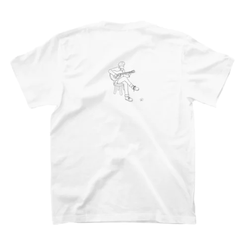 ギターの相棒／モノクロ Regular Fit T-Shirt