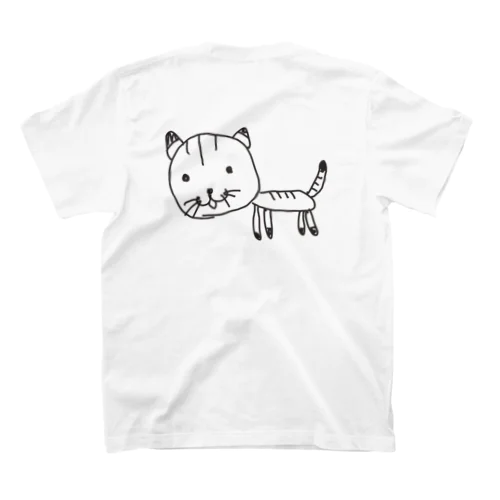 ふつうのねこT/hu tsu u no neko T-shirt Regular Fit T-Shirt