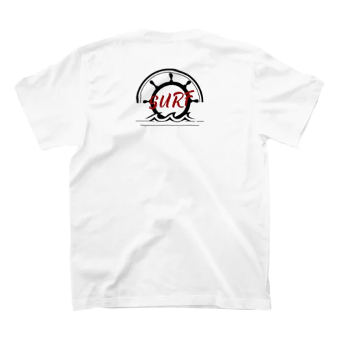 SURF Logo（バーガンディ） Regular Fit T-Shirt