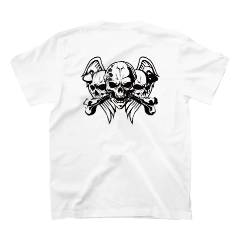 【skull bone】バックプリント Regular Fit T-Shirt
