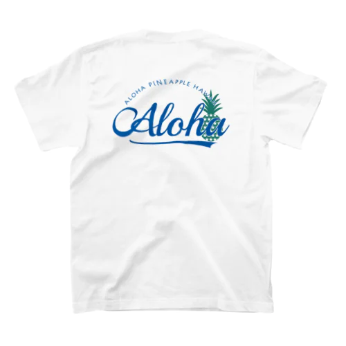 バックプリントaloha pineapple (blue) 065 Regular Fit T-Shirt