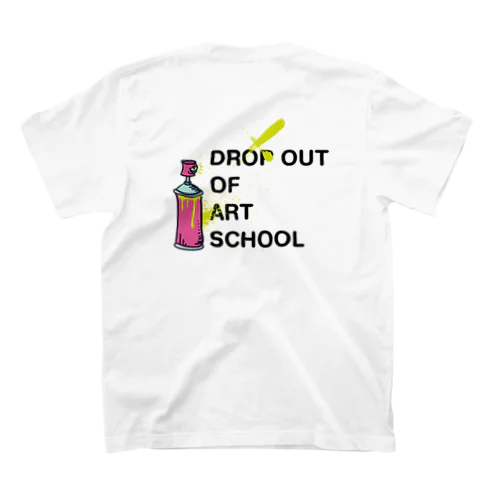 Drop Out of Art School Spray Man スタンダードTシャツ