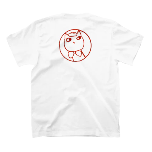 カンバンネコ　クリアver スタンダードTシャツ