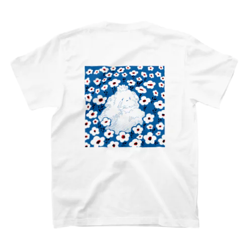 お花犬 Regular Fit T-Shirt